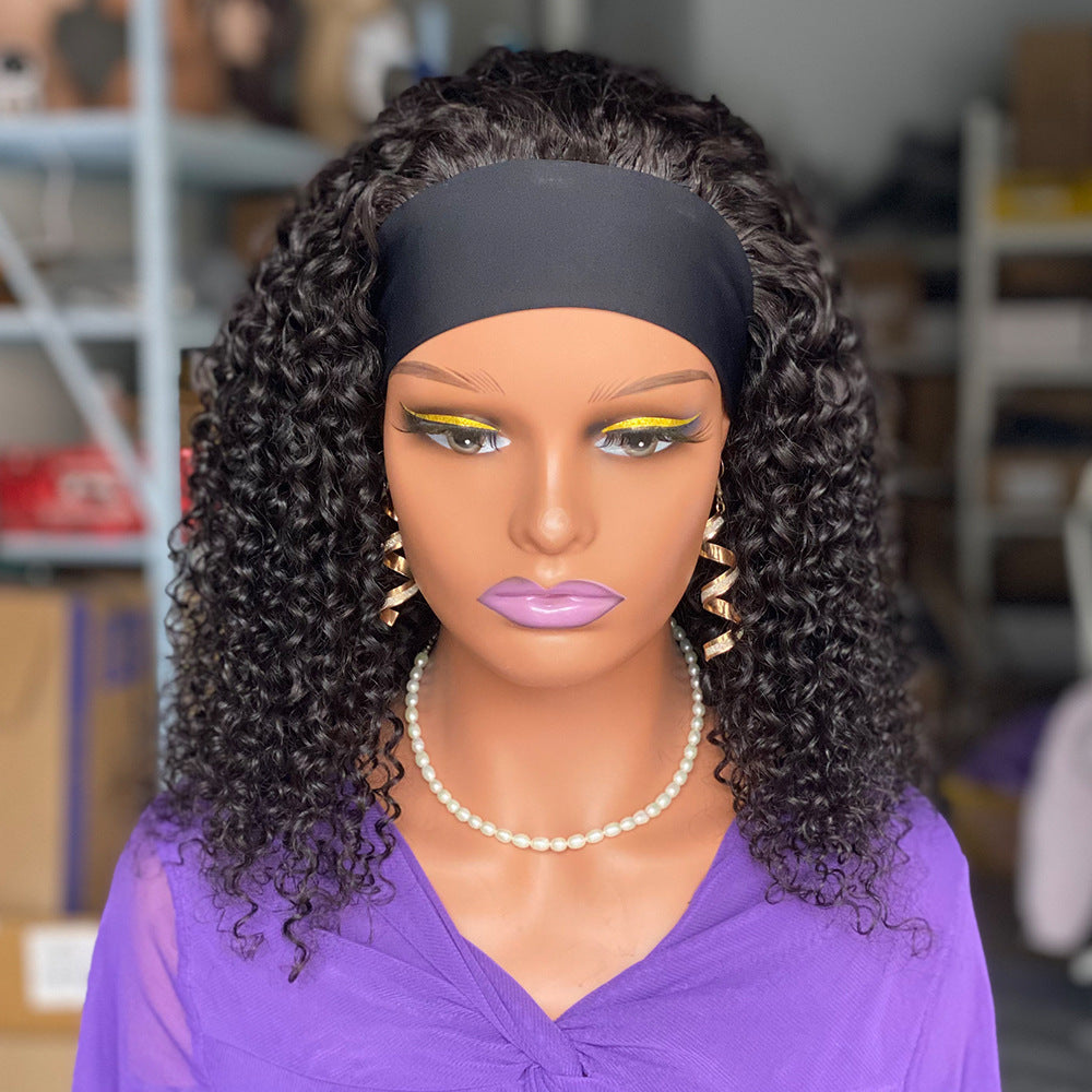 Perruques à Cheveux Bouclés