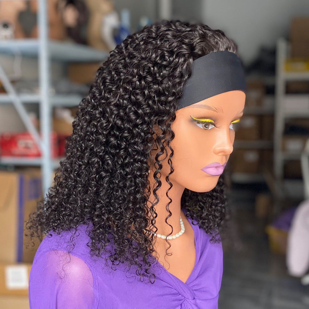 Perruques à Cheveux Bouclés