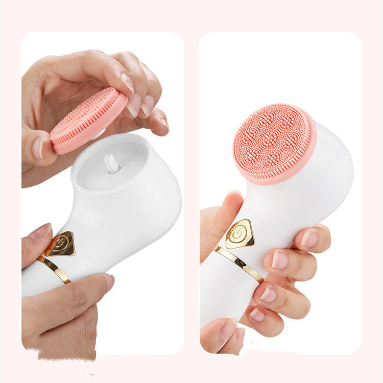 Nettoyeur facial électrique pour des pores purifiés et une peau éclatante.