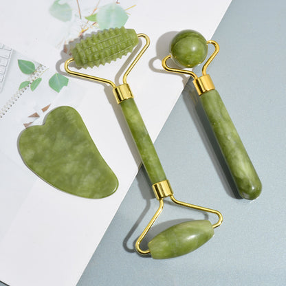 Planche à gratter en jade Stick de massage et de beauté