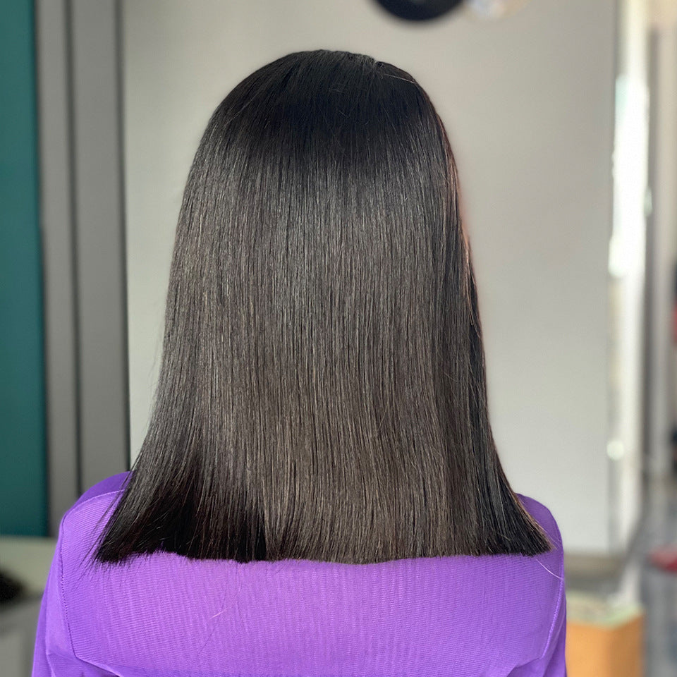 Perruque Bob en cheveux humains - Densité 200