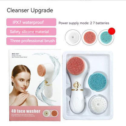 Nettoyeur facial électrique pour des pores purifiés et une peau éclatante. Idéal pour éliminer les impuretés, réduire les points noirs et améliorer la texture de la peau en toute sécurité. 